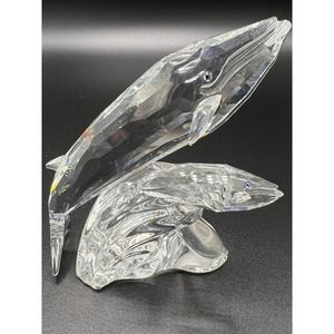 Swarovski Crystal SCS 1992 Annual Edition "Care for me" the‎ Whales with Box